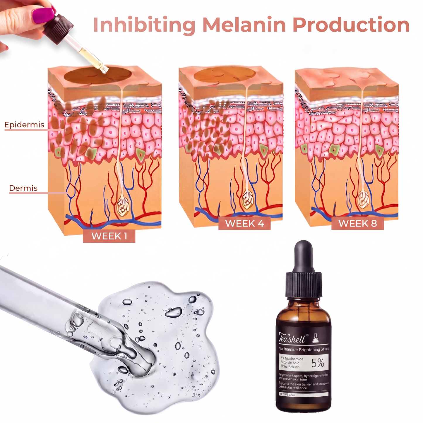 Teashell Niacinamide Brightening Serum