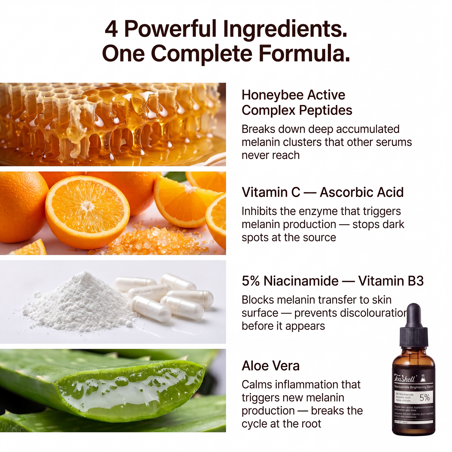 Teashell Niacinamide Brightening Serum
